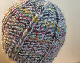 knit recycled beanie