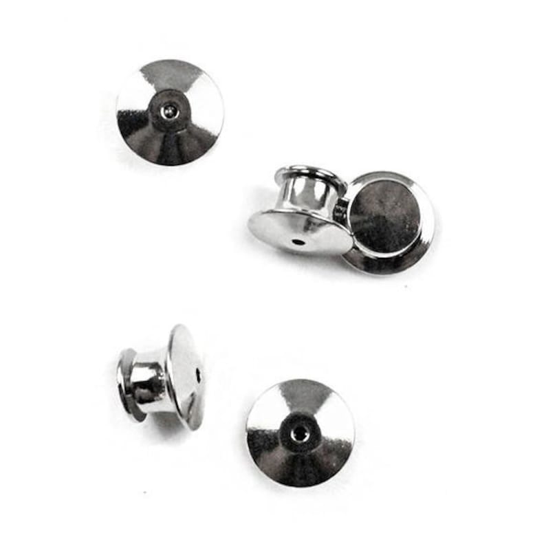 Pins Locking Backs Pack of 5 Locking Pin Backings Lapel Etsy