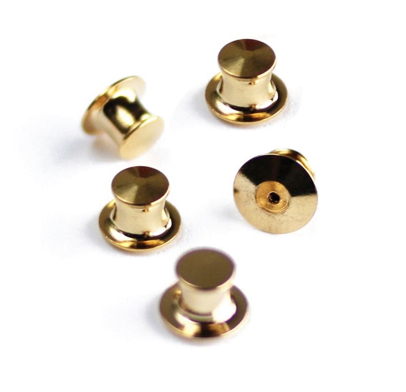 Pins Locking Backs pack of 5 Locking Pin Backings Lapel Etsy