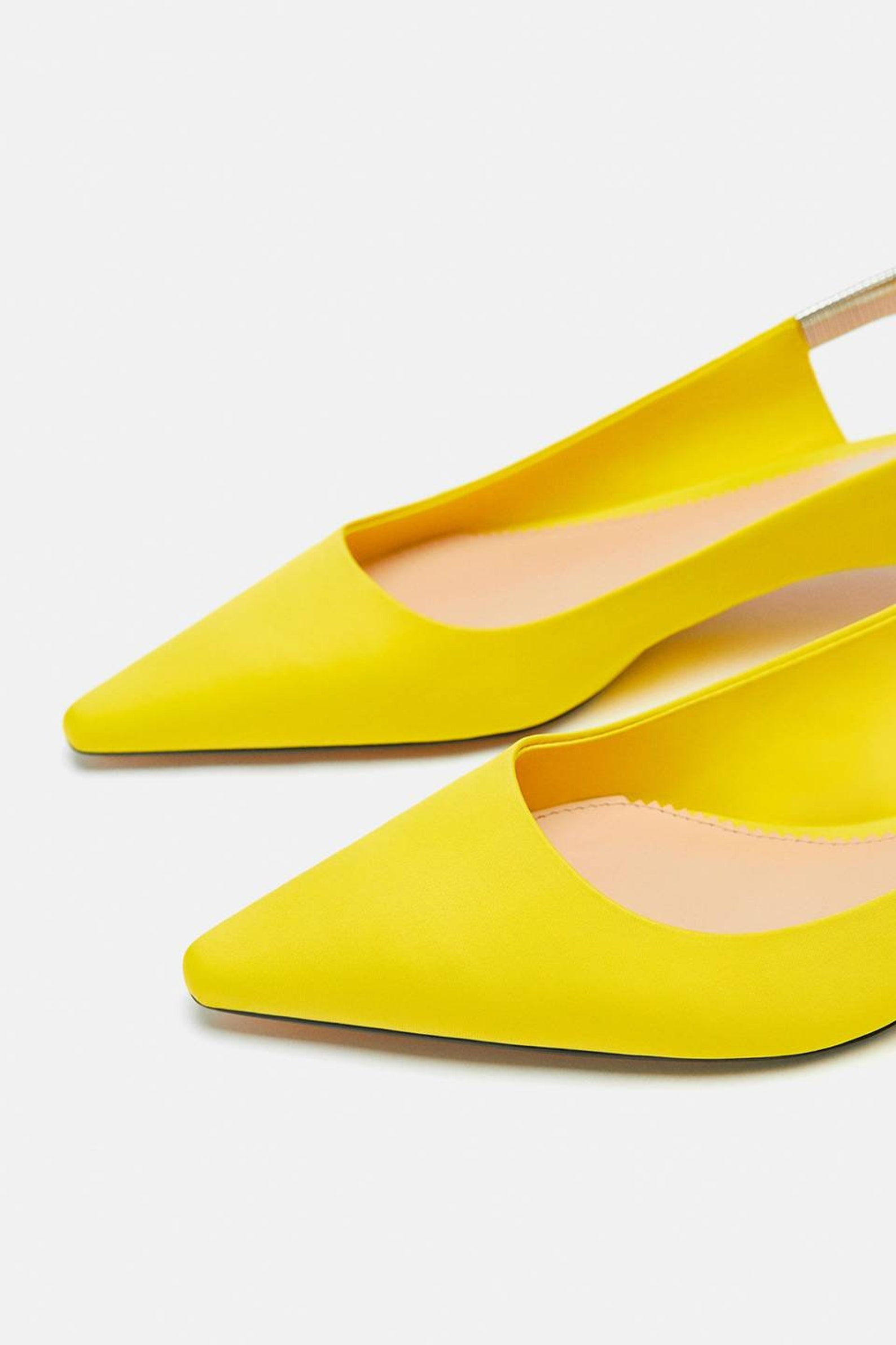 open babet shoes, yellow heel open ballet shoes. back with metallic mesh band. metallic heels. open babet shoes, yellow heel open ballet shoes. back with metallic mesh band. metallic heels.
