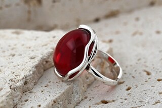 Anello Artigianale In Argento 925 Con Pietra Naturale Ametista – Donna, Fatto A Mano, Gioiello Boho