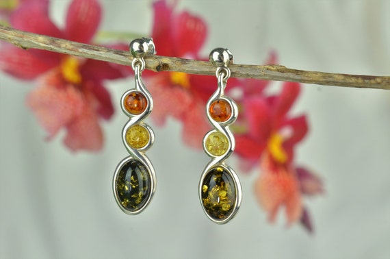 Baltic Yellow Amber Earrings Baltic Yellow Amber Earrings