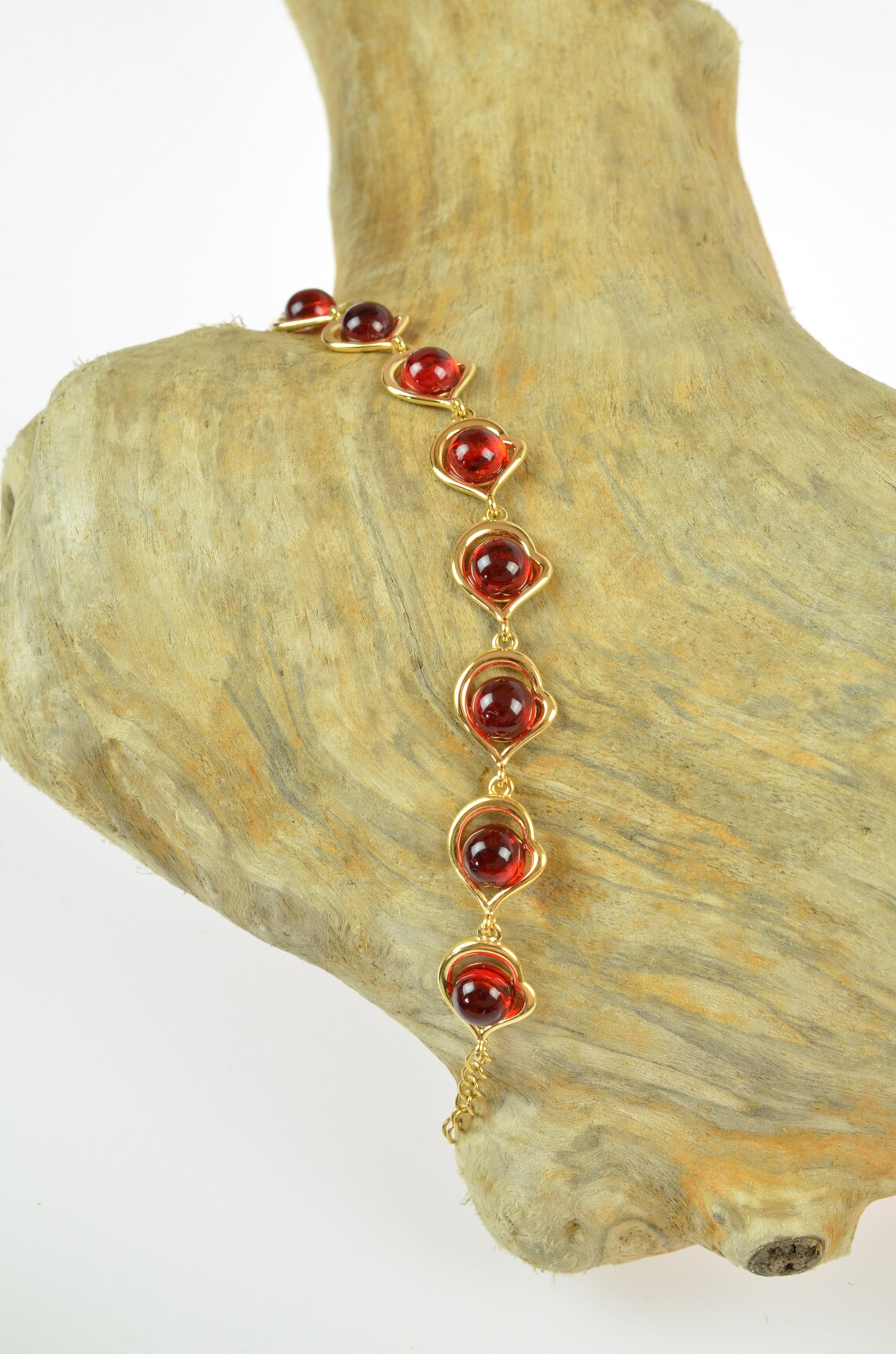 Red Amber Bracelet Luxury Jewelry Baltic Amber Genuine Red Etsy