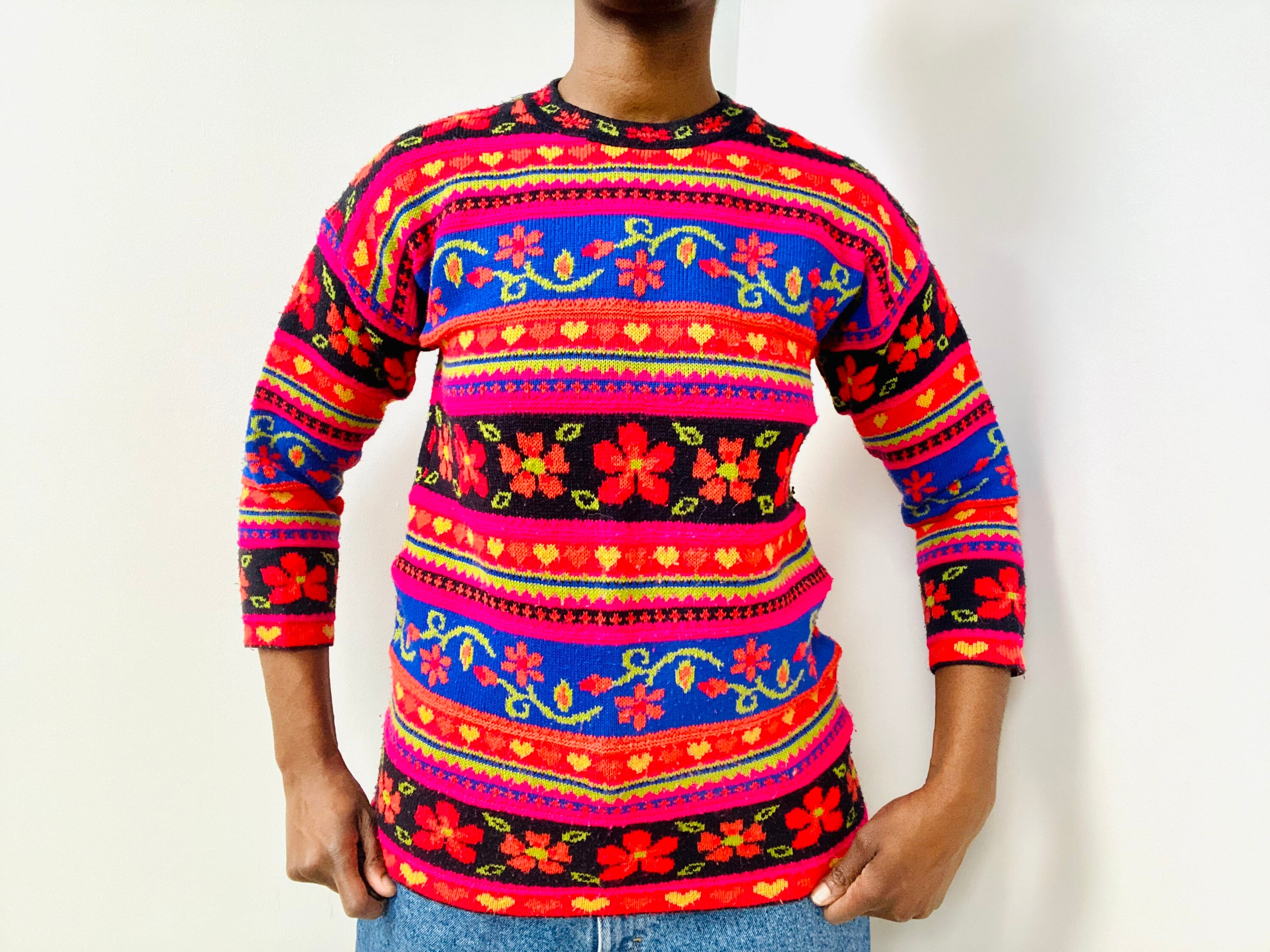 Funky Sweater Mens - Etsy UK
