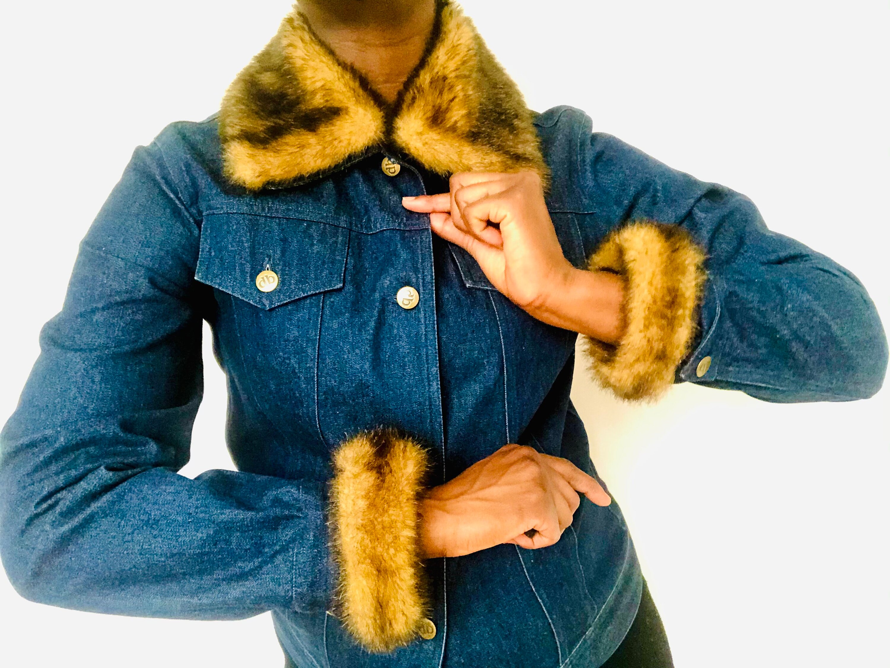 Dennis basso denim jacket cheap