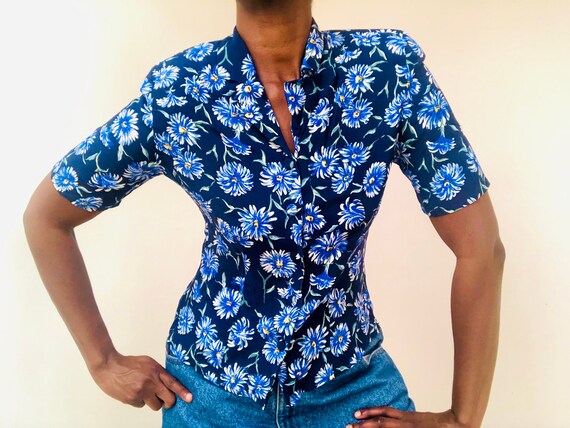 cute navy blue shirt
