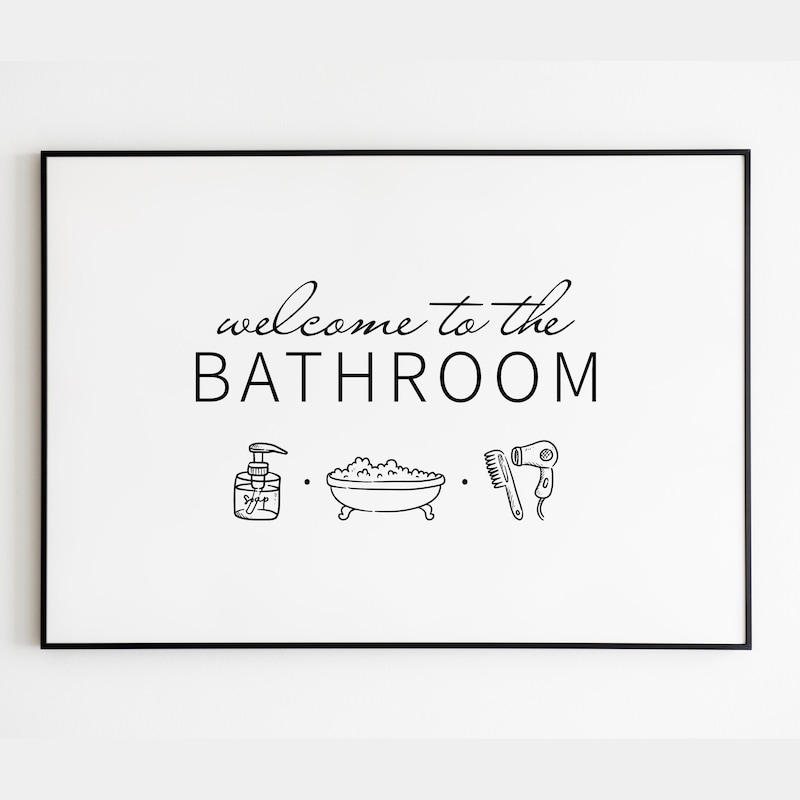 White Bathroom - Etsy