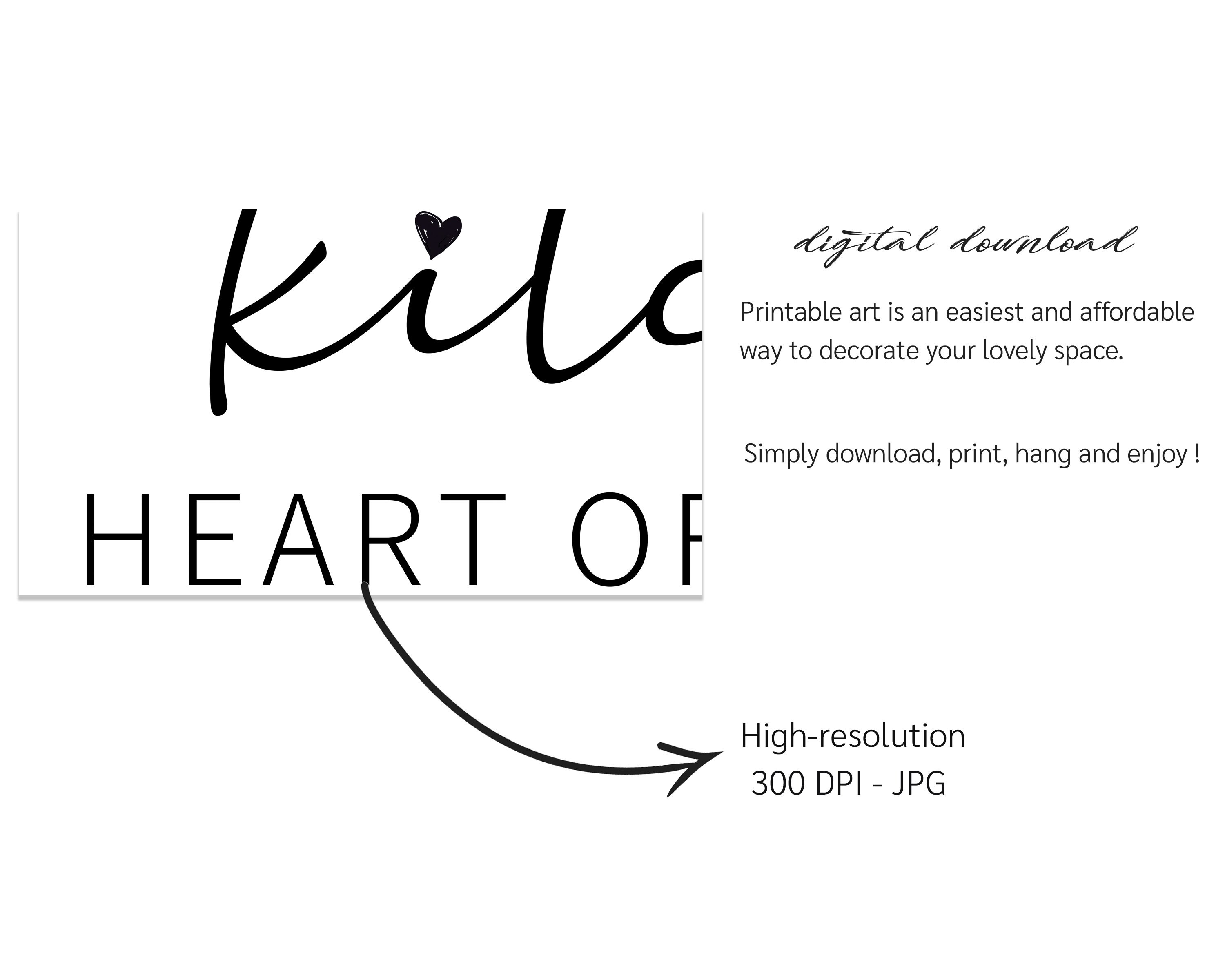 Küchen Spruch Küchen Wand Dekor Küchen Art Print Schwarz | Etsy