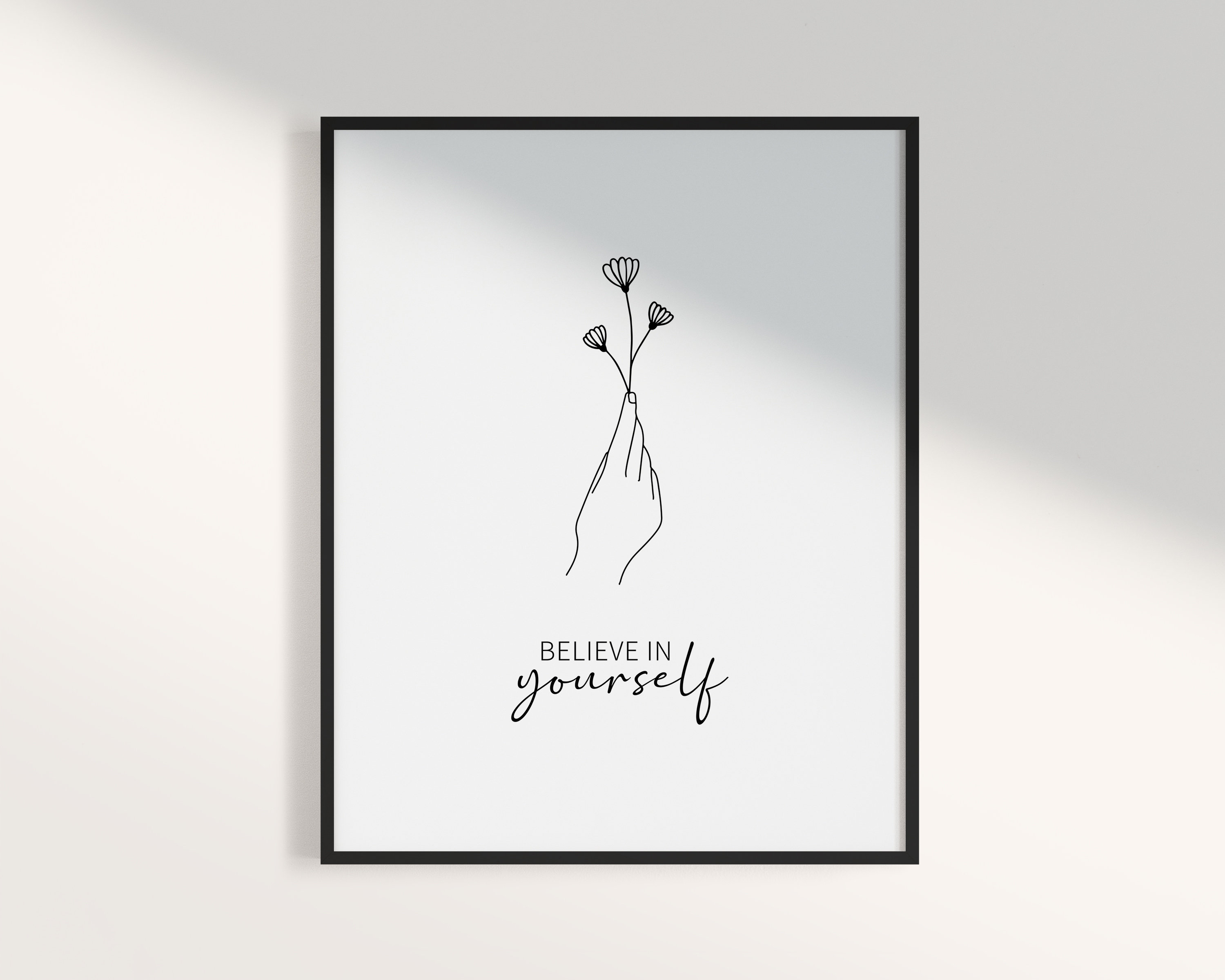 Motivational Quotes Line Art Line Drawing Black and White - Etsy UK
