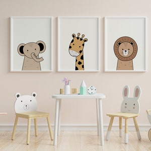 Kids Room Wall Art Printable, Set of 3 Prints, Kids Room Decor, Kids ...