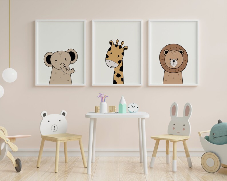 Kids Room Wall Art Printable Set of 3 Prints Kids Room - Etsy
