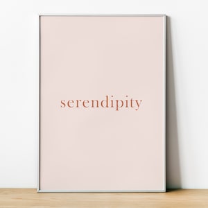 Serendipity Print, Movie Quotes, Digital Prints, Wall Decor, Prints, Printable Quotes,  Modern Digital Print, Quotes Print
