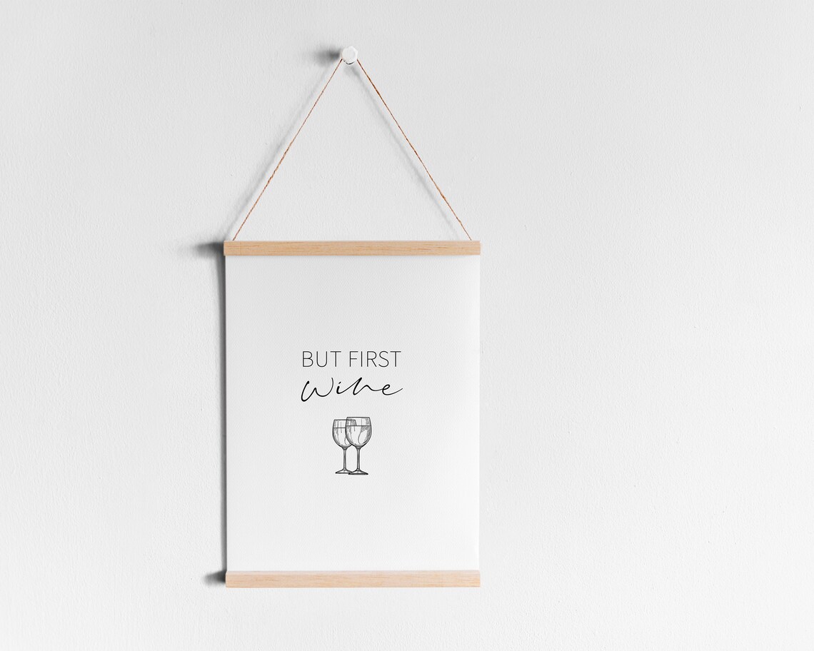 Kitchen Wall Art Wine Prints Kitchen Decor Wine Wall Art | Etsy