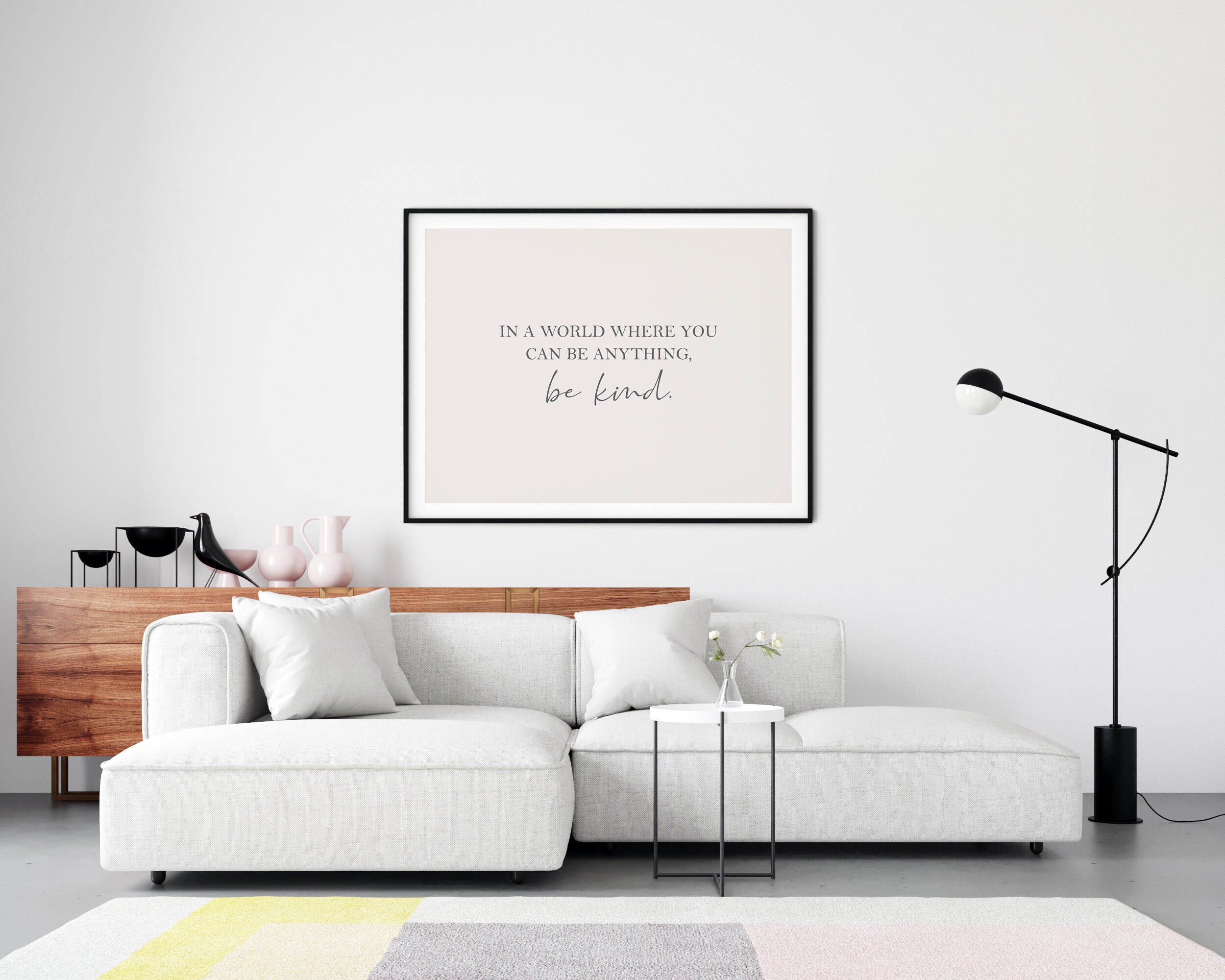 Printable Quotes Prints Horizontal Wall Art Be Kind Poster - Etsy