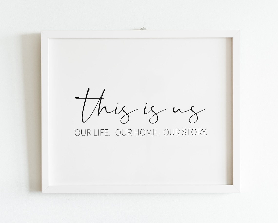 Bedroom Wall Decor Quote Prints Printable Wall Art Living | Etsy