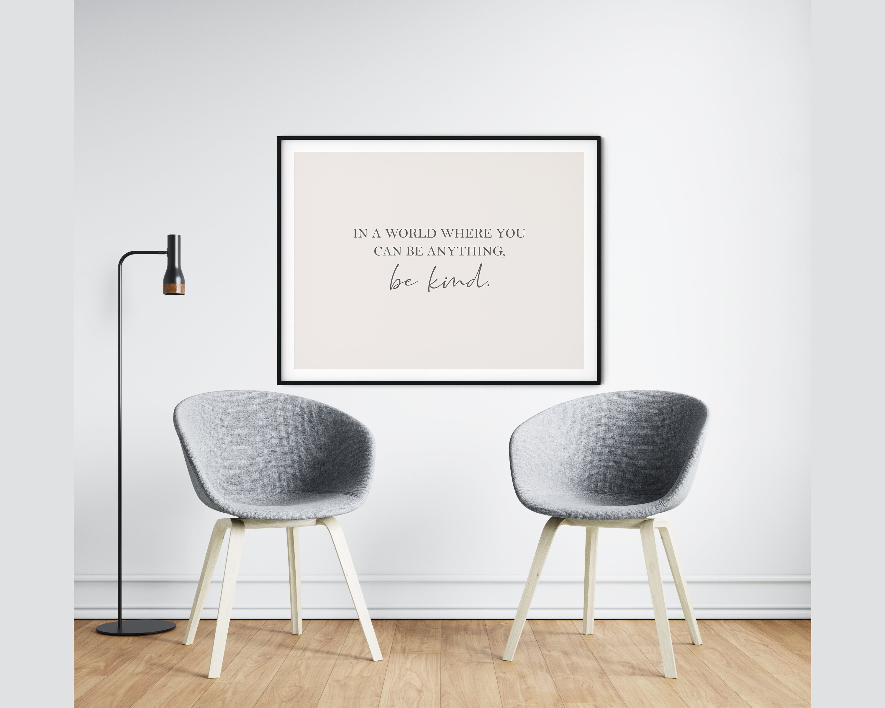 Printable Quotes Prints Horizontal Wall Art Be Kind Poster - Etsy
