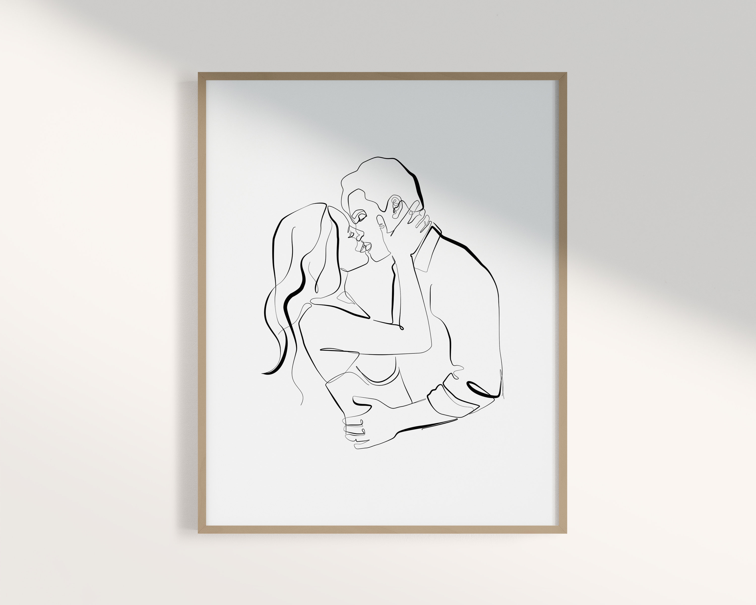 Couple Prints Above Bed Decor Bedroom Wall Art Couples | Etsy