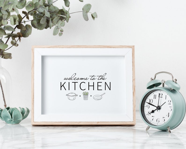 Kitchen Wall Art Kitchen Prints Kitchen Wall Decor Kitchen Etsy