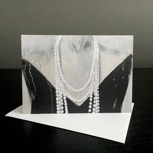 Tarjeta de felicitación, tarjeta en blanco, tarjeta de felicitación, tarjeta para cualquier ocasión, tarjeta de agradecimiento, tarjeta de cumpleaños para damas (TARJETA 9/Perlas)