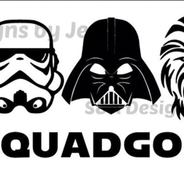 Star Wars Squad Goal SVG