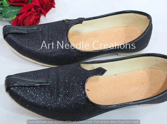 Mens Sherwani Shoes Punjabi Jutti 