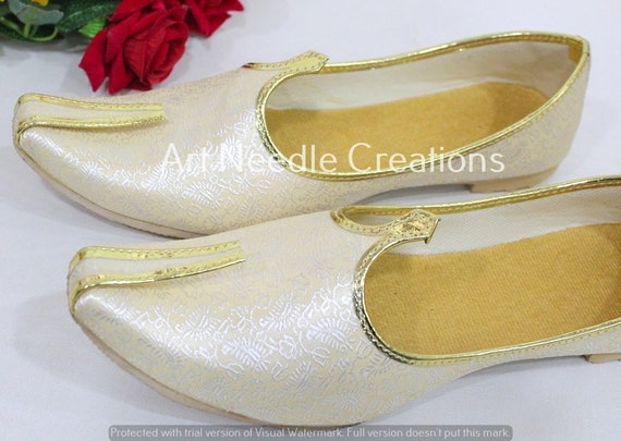 Buy Mens Handmade Shoes Sherwani Jutti 