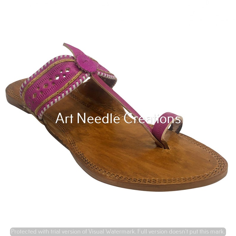 Indian leather chappal ethnic kolhapuri chapal kolhapuri sandal mojari kolhapuri chappal