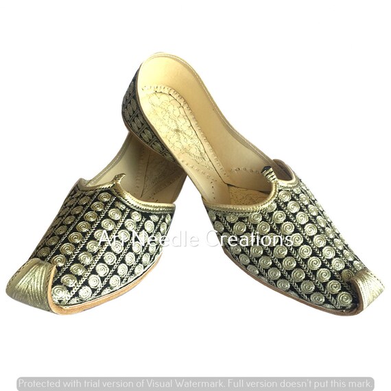 black sherwani shoes