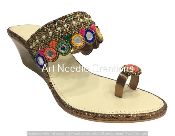 indian beaded sandals