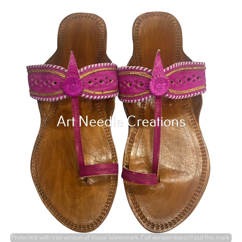 Indian leather chappal ethnic kolhapuri chapal kolhapuri sandal mojari kolhapuri chappal