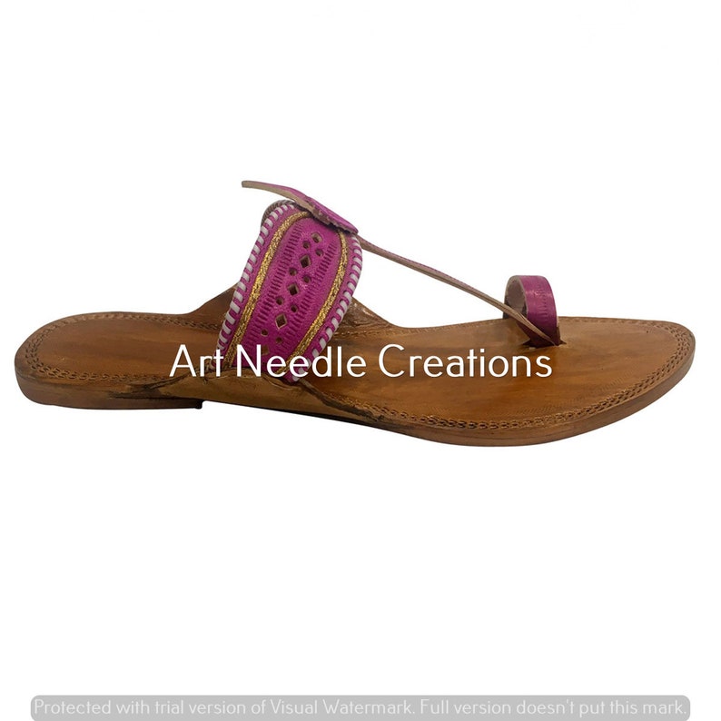 Indian leather chappal ethnic kolhapuri chapal kolhapuri sandal mojari kolhapuri chappal