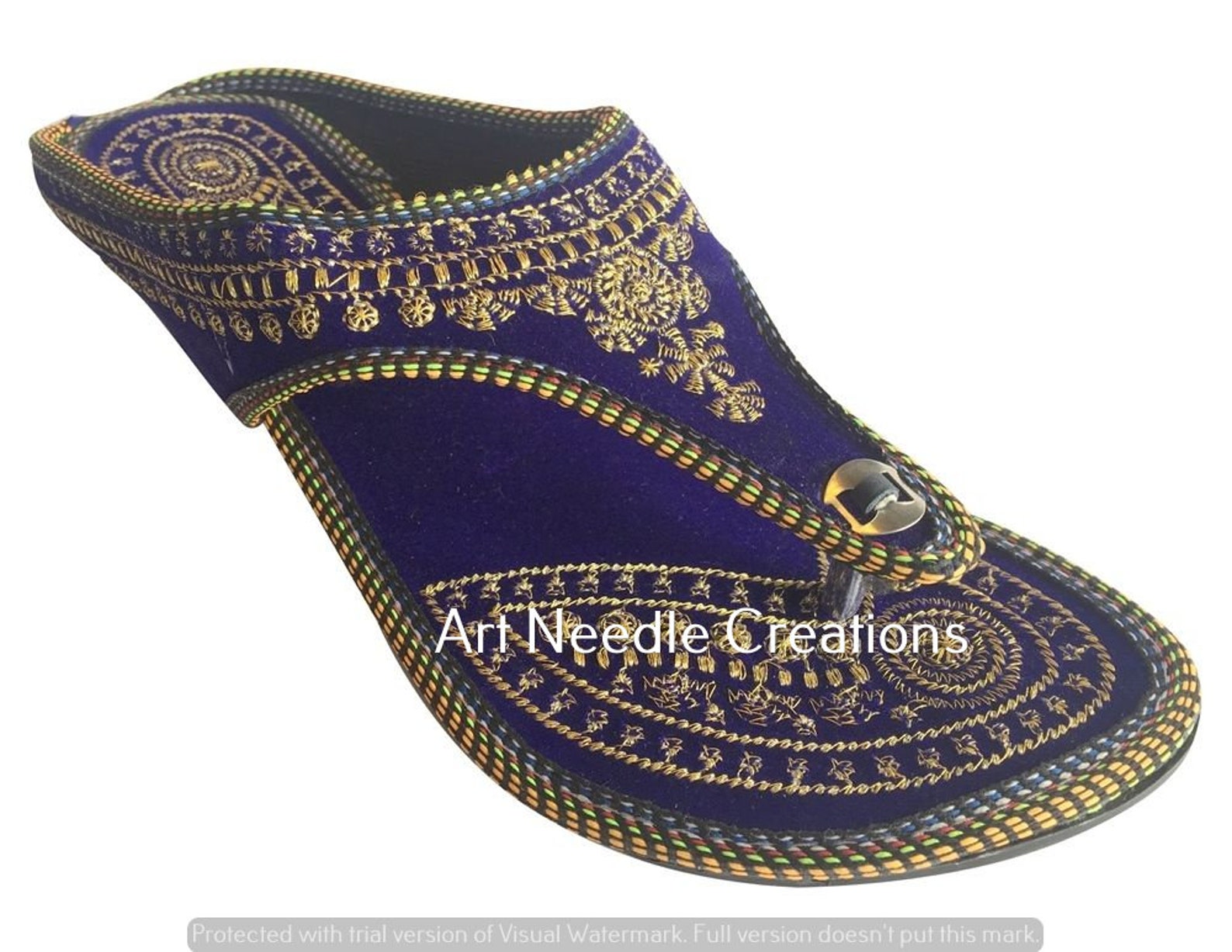 Traditional Mojari Rajasthani Shoes Women Jutti Shoes Khussa Etsy