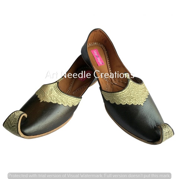 leather jutti for man