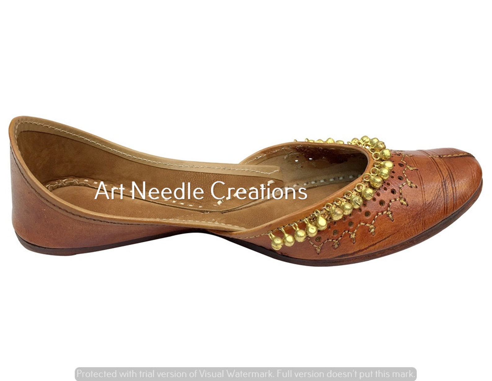 Women Ghungroo Khussa Shoes Punjabi Mojari Kolhapuri Chappal | Etsy