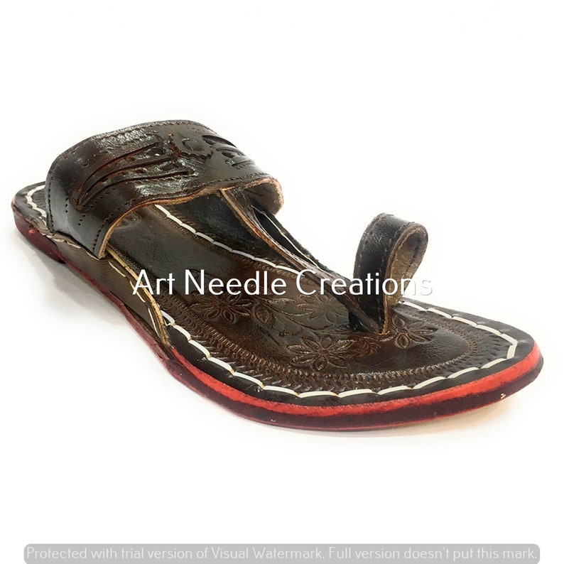 Ladies kholhapuri sandals ethnic slipper casual jutti flat casual mojari kolhapuri sandals