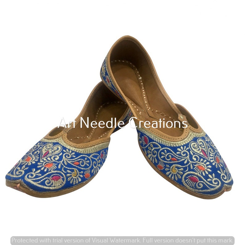 Handmade Jutti Khussa Shoes Indian Pakistani Shoes Ethnic Flat - Etsy