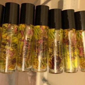 Handmade perfumed body oil