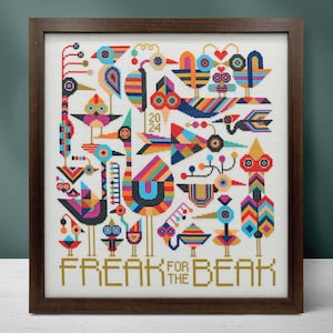 Freak for the Beak - PDF Digital Download Cross Stitch Pattern