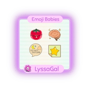 Study Emote: 4 Set Focus Skill Cozy Set (PNG/ZIP Download)