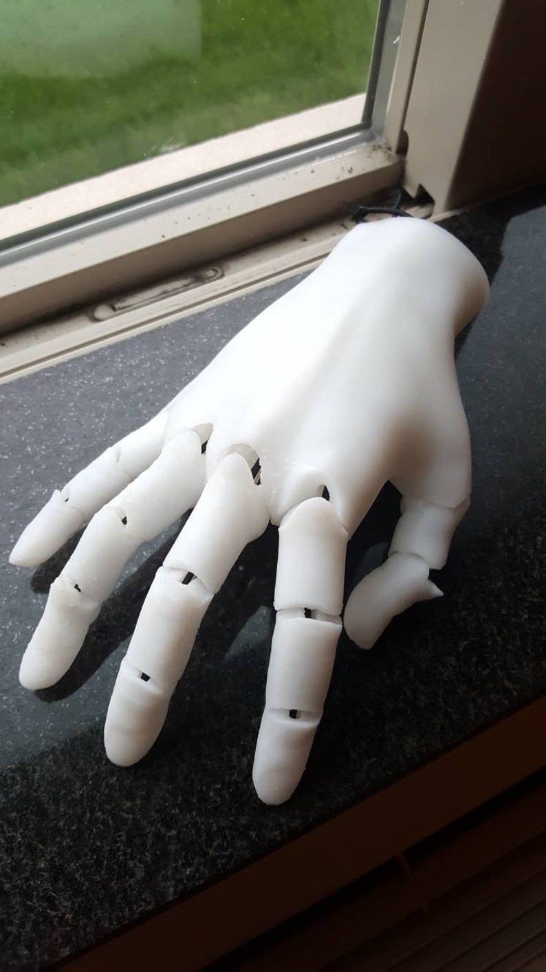 3D Printed Articulated Hand Etsy
