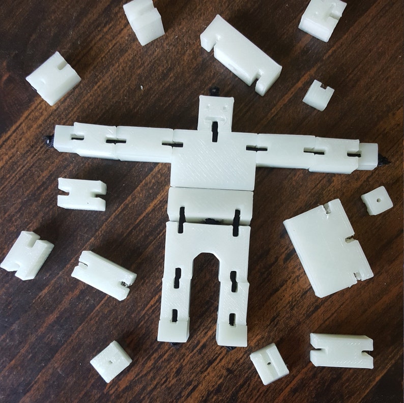 3D Printed Jointed Robot