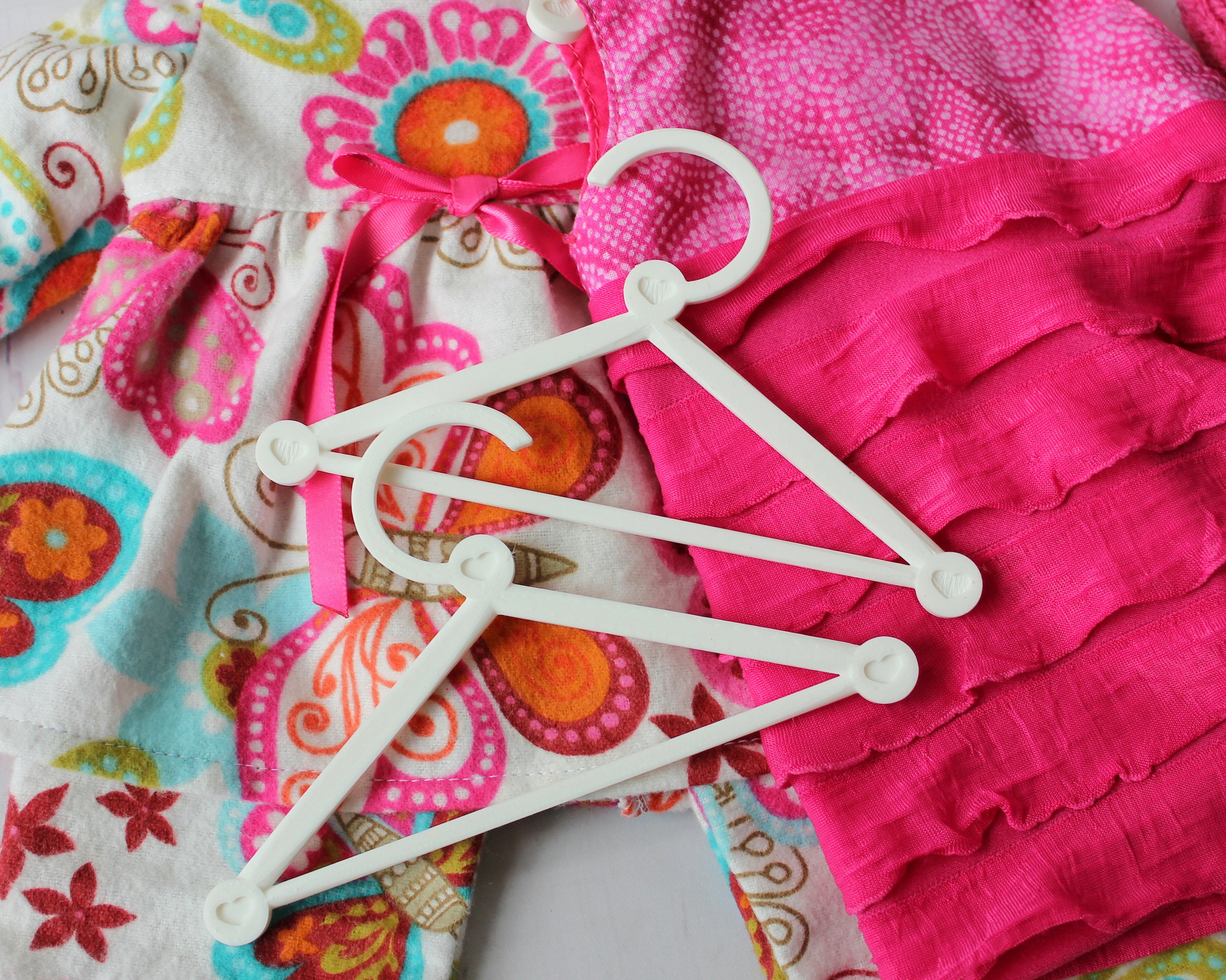 Plastic Doll hangers for 18 inch doll clothes. Sets in white Etsy
