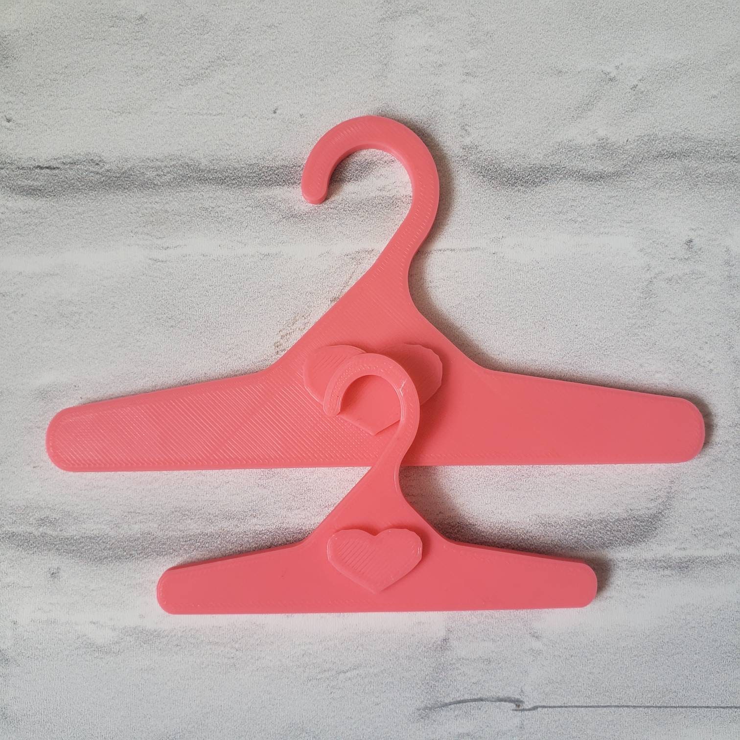 Doll Hangers White and Pink 14.5 & 18 Inch Dolls Set of 10 Etsy Canada