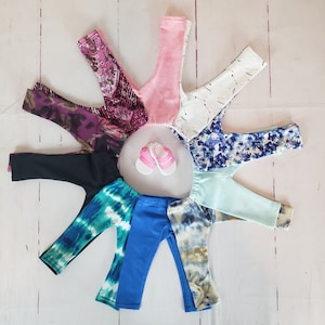 18 inch doll leggings well fitted, capris & full length, 18 inch doll clothes, designed for popular 18" dolls. DUTY FREE to USA