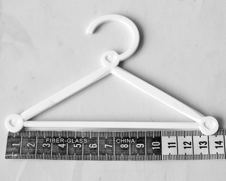 Plastic Doll Hangers for 18 Inch Doll Clothes. Sets in White Etsy Canada