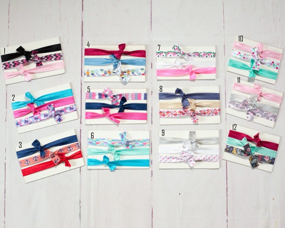 Add on Item: Doll headband sets fits 18 inch dolls, wear as hair ties or bracelets. Flexible for 19 & 20 inch dolls too.