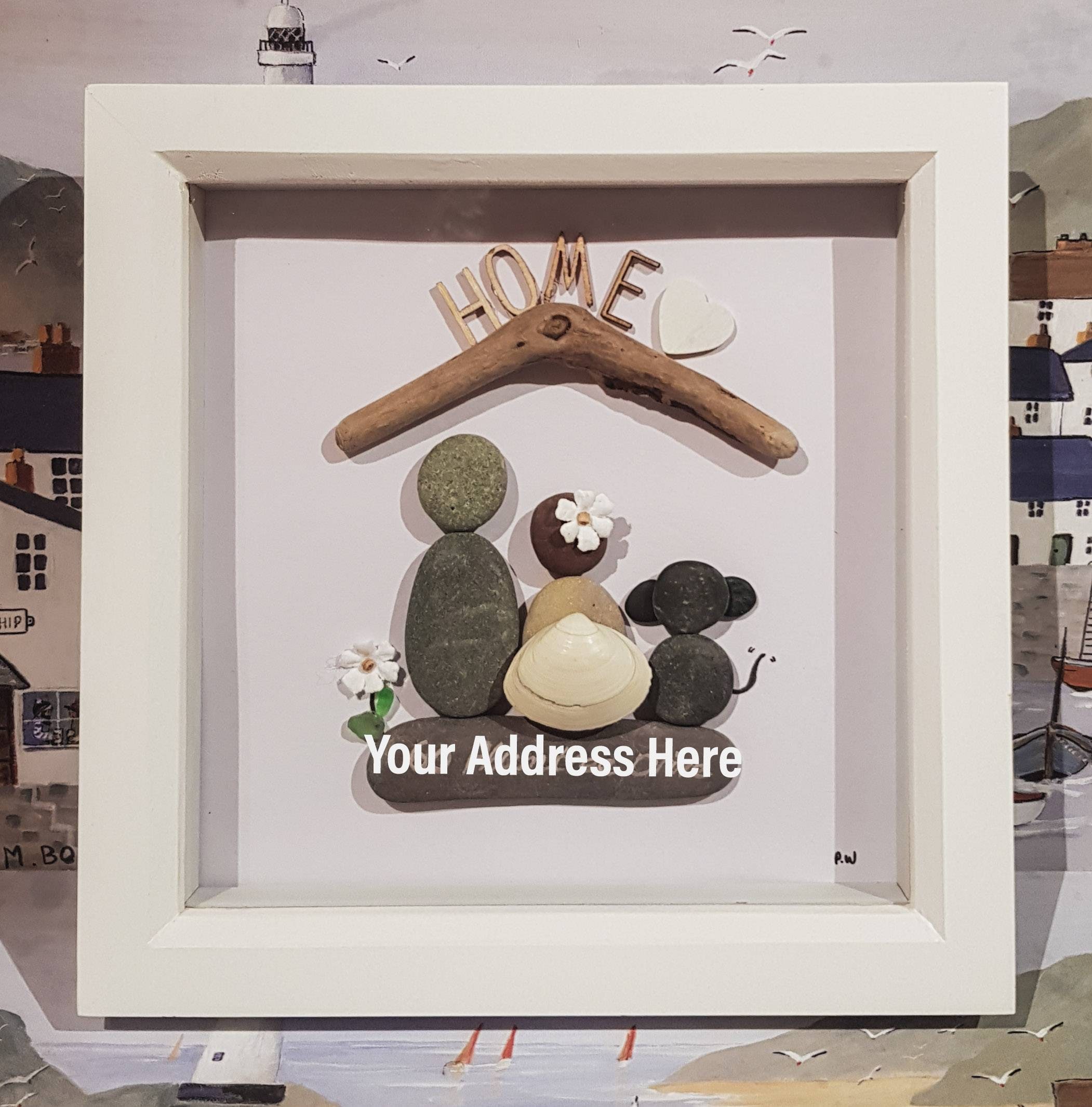New Home Pebble Art - Etsy