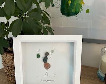 Birthday pebble art - 50 & fabulous!