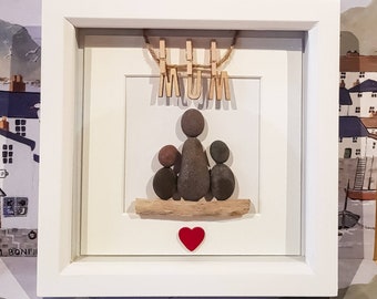 Mothers Day pebble art
