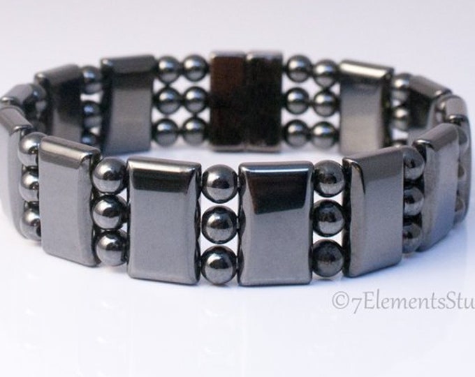 Magnetic Bracelet for Arthritis Therapy, Hematite Healing Bracelet for Men & Women